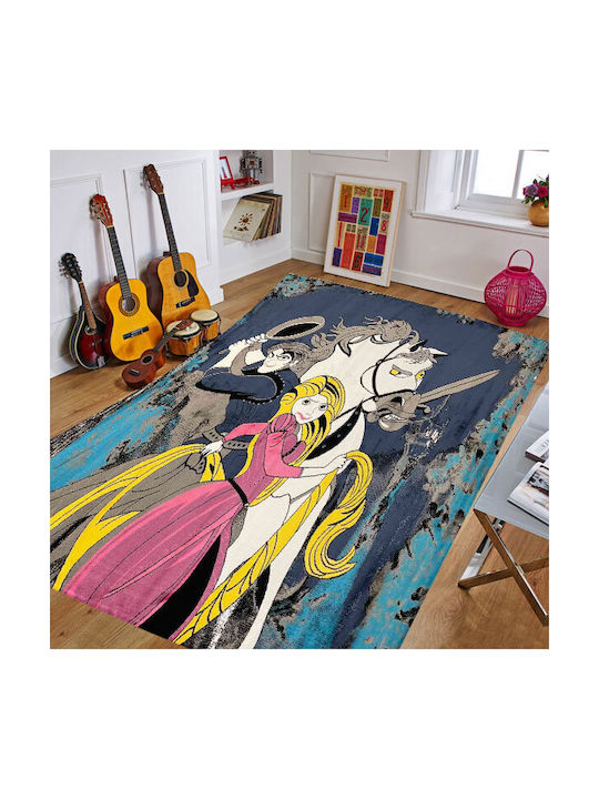 SpitiBazaar Firește de lână Kids Rug Multicolor 220x260cm