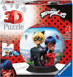 Puzzleball Miraculous 3D για 6+ Ετών 72pcs Ravensburger Puzzleball Miraculous 3D για 6+ Ετών 72pcs Ravensburger