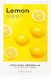 Missha Lemon Sheet Μάσκα Προσώπου για Λάμψη με Πράσινο Τσάι 19gr