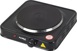 Zilan Enamel Countertop Single Burner Black