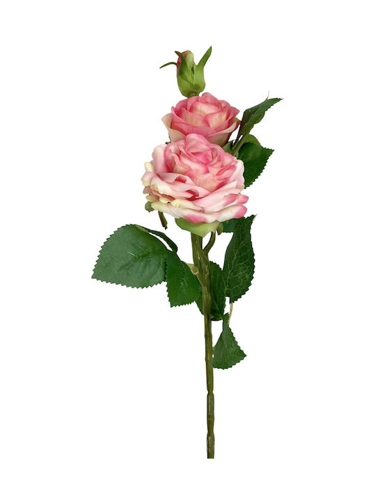 Κλαδί Τριαντάφυλλο 52cm - Ροζ