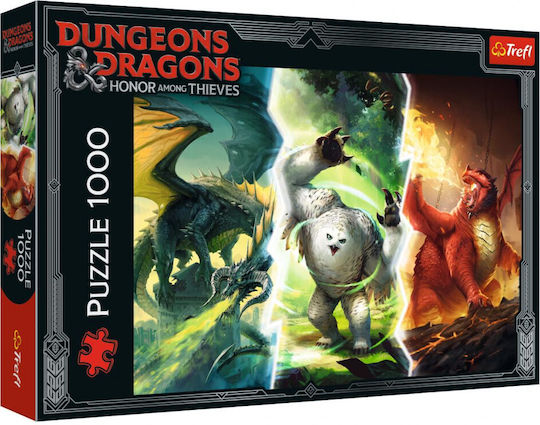 Dungeons & Dragons: Monștri Legendari din Faer Puzzle 2D 1000 Piese