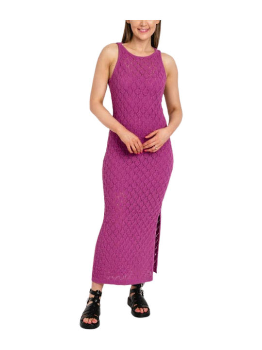 Vero Moda Καλοκαιρινό Midi Φόρεμα με Σκίσιμο Birch