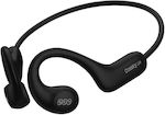 QCY Crossky Link T22 Air Conduction Bluetooth Handsfree Headphone Sweat Resistant Black