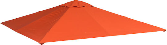 Outsunny Gazebo Pavillonabdeckung Orange 3x3m