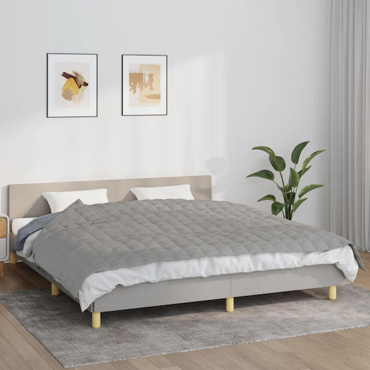 vidaXL Schwerkraftdecke Moné 155x220cm Grau