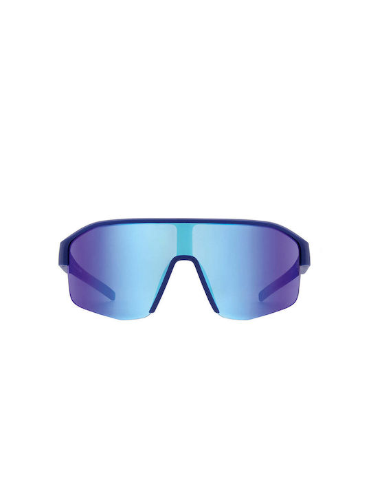 Red Bull Spect Eyewear Dundee Γυαλιά Ηλίου με Μπλε Κοκκάλινο Σκελετό και Μπλε Καθρέφτη Φακό 002