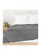 Borea Waffle Piqué Bettdecke Übergröße 230x260cm Graue
