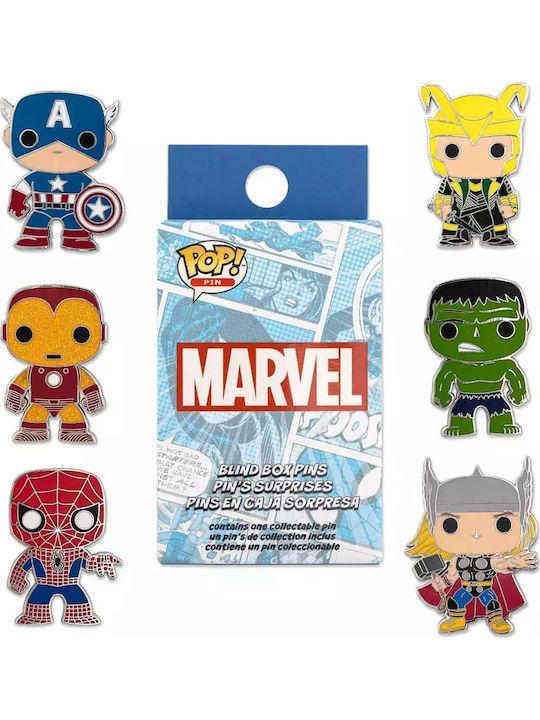 Funko Pop! Pin Blind Box: Marvel - Marvel 12buc