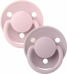 Bibs De Lux Πιπίλες Σιλικόνης Blossom / Dusky Lilac για 0-36 μηνών 2τμχ