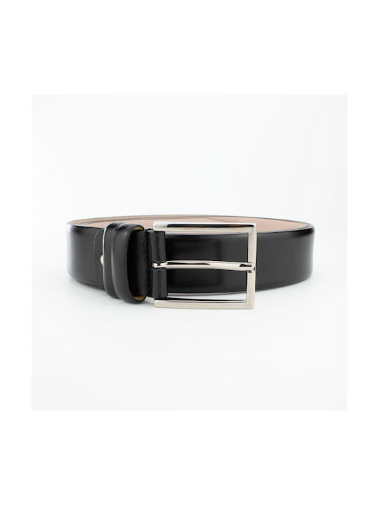 Bashaikov Men's Leather Belt Black