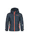 Kids' Sports Jacket Short with Hood Navy Blue