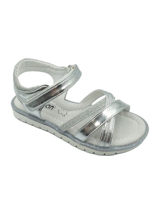 Meridian Kinder Sandalen Anatomisch Silber