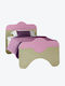 Puzzle Kids Bed Classic Semi Double Pink for Mattress 110x190cm