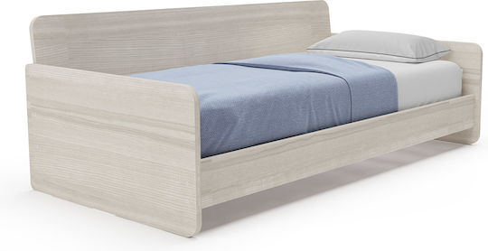 Bevel Kinderbett - Sofa Einzeln Beige für Matratze 90x200cm