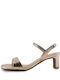 Sandalen mit Strass Gold