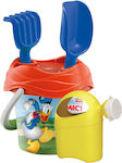 Adriatic Mickey Beach Bucket Set with Accessories (4pcs)