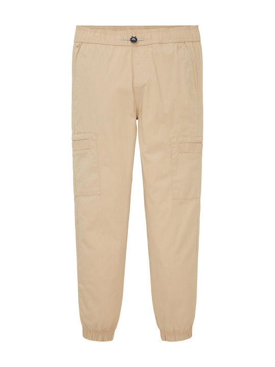 Tom Tailor Boys Fabric Cargo Trouser Beige