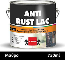 Berling Χρώμα Αντιδιαβρωτικό Antirust Lac 2.5lt Μαύρο