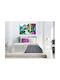 Polihome Flower Street Fabric Painting 90x60cm