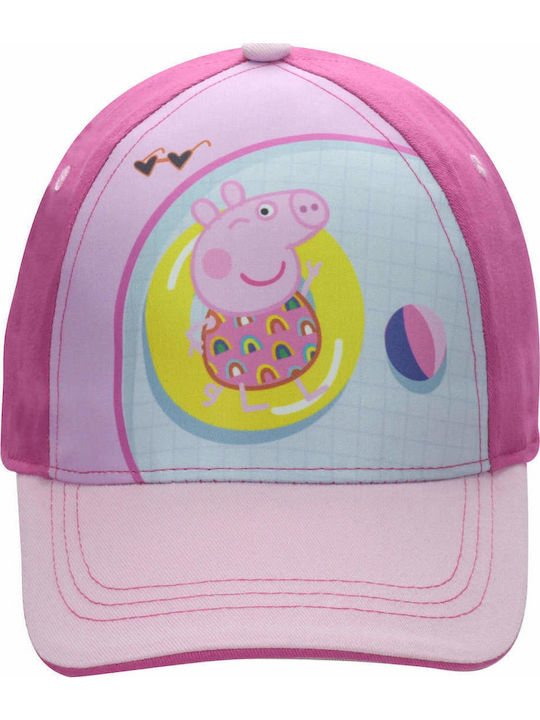 Stamion Kids' Hat Jockey Fabric Peppa Pink