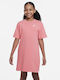 Sportswear Children's Dress Short Sleeve Coral