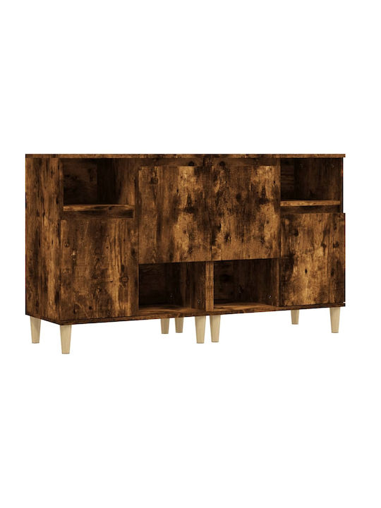 Sideboard Wooden Καπνιστή Δρυς 120x35x70cm