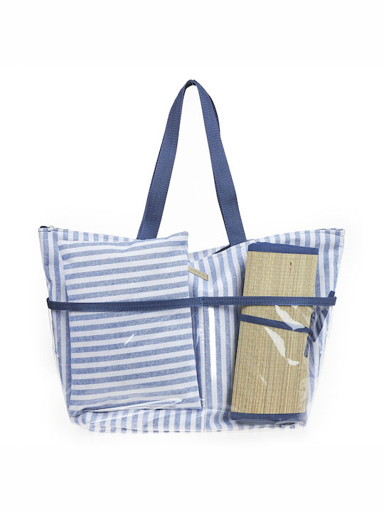 Verde Beach Bag Blue