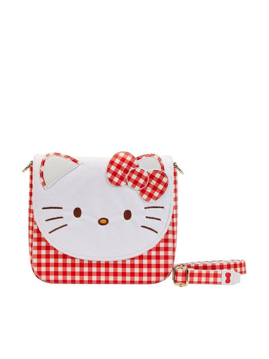 Loungefly Hello Kitty - Gingham Kids Bag Shoulder Bag Red 20.3cmx7.6cmx24.1cmcm