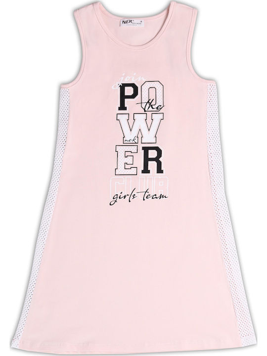 Children's Dress Sleeveless Pink