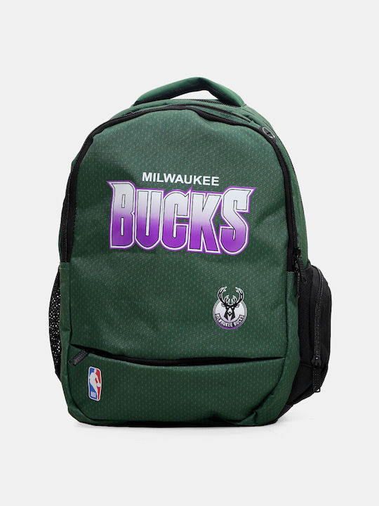 Back Me Up Milwaukee Bucks Schulranzen Rucksack Junior High-High School in Grün Farbe 30Es