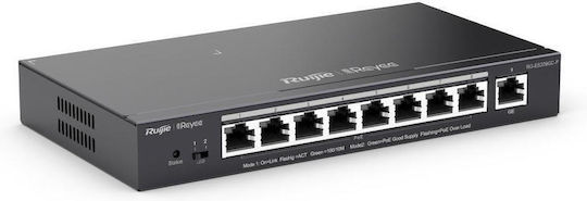 Ruijie RG-ES209GC-P v1 Managed L2 PoE+ Switch με 9 Θύρες Gigabit (1Gbps) Ethernet