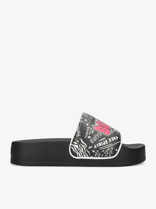 Γυναικεία Σανδάλια Flatforms Μαύρα