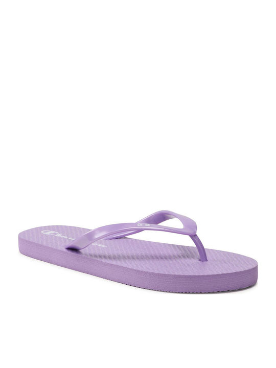 Metal Glam Women's Flip Flops Purple