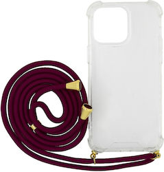 Ancus Crossbody Back Cover Σιλικόνης με Λουράκι...