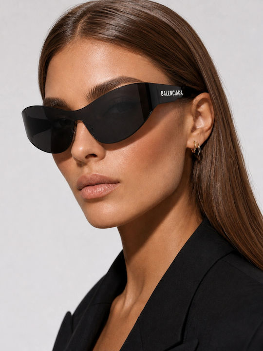 Balenciaga Γυαλιά Ηλίου Μαύρα με Mixed Σκελετό