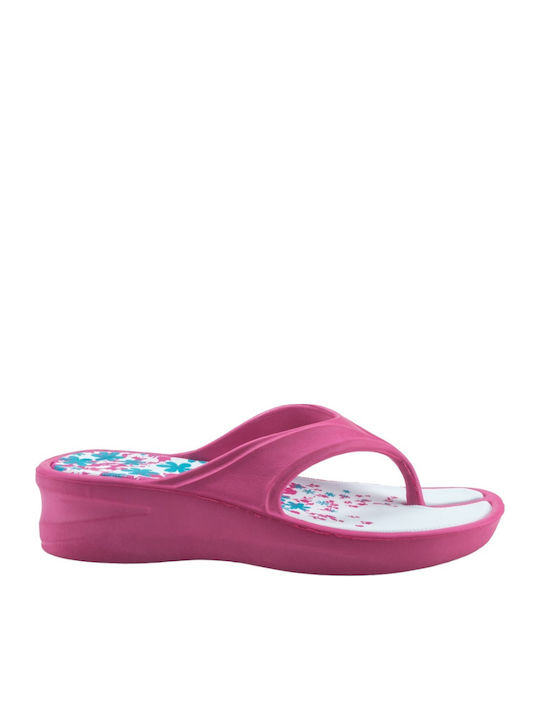 Jomix Frauen Flip Flops in Fuchsie Farbe