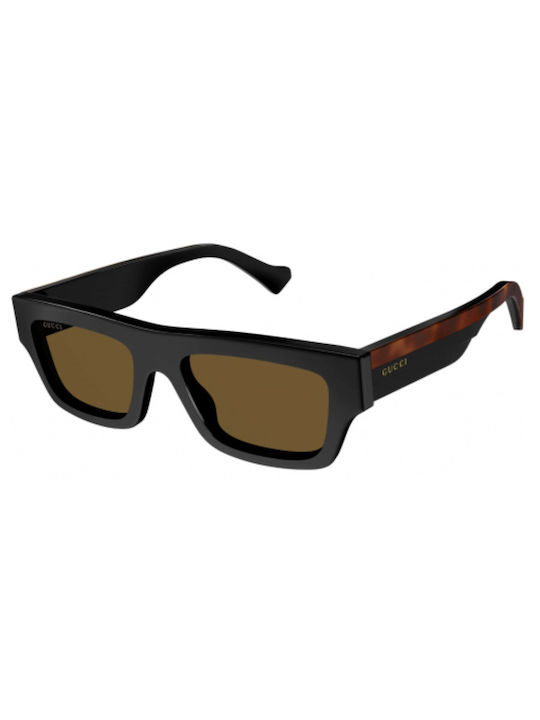 Gucci Unisex Sonnenbrille mit Schwarz Kunststof...