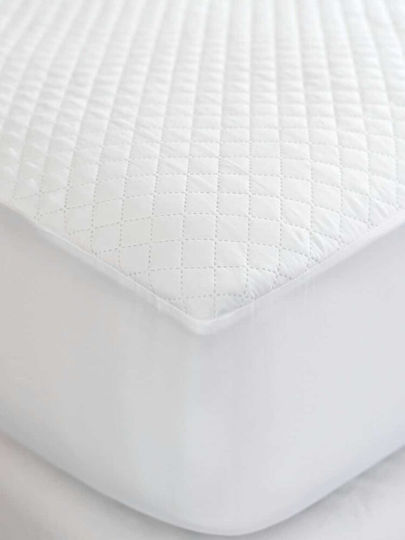 Palamaiki Protective Cover Single Waterproof with Skirt White Comfort White 90x200+35cm
