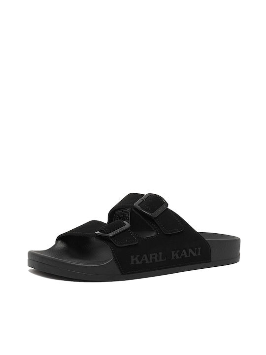 Karl Kani KKSLDSW000017 Women's Flip Flops Black KKSLDSW000017