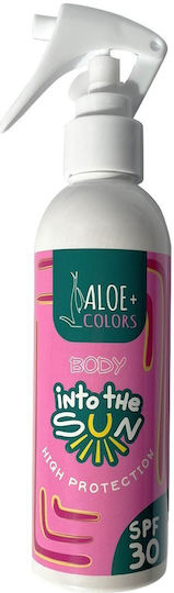 Aloe Colors Into The Sun Αντηλιακή Κρέμα για το Σώμα SPF30 σε Spray 180ml