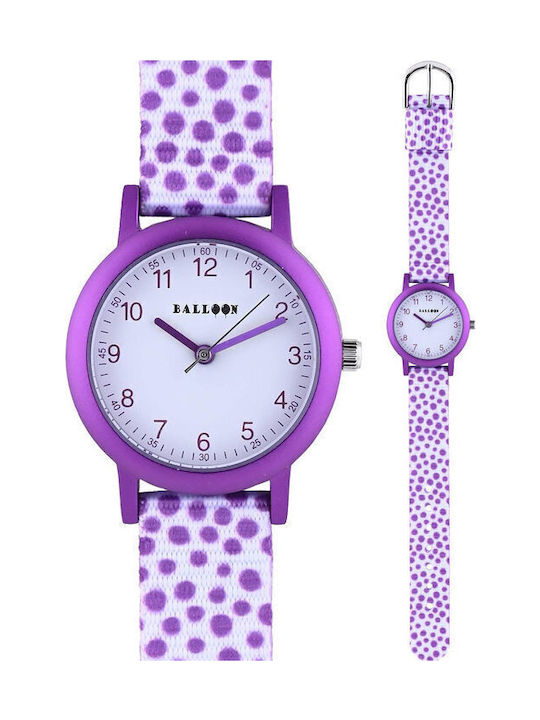 Balloon Kinderuhr Lila