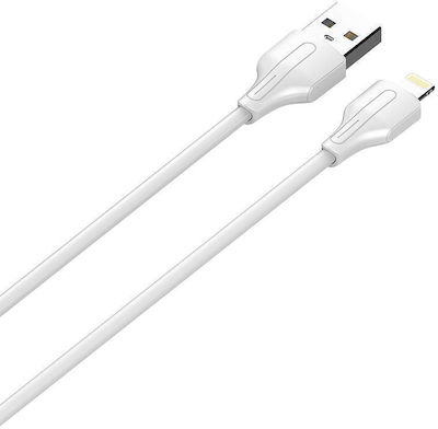 Ldnio LS540 USB-A to Lightning Cable Λευκό 0.2m