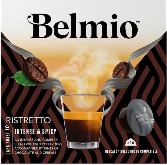 Belmio Espresso Capsule Compatible with Dolce Gusto Machines 16pcs