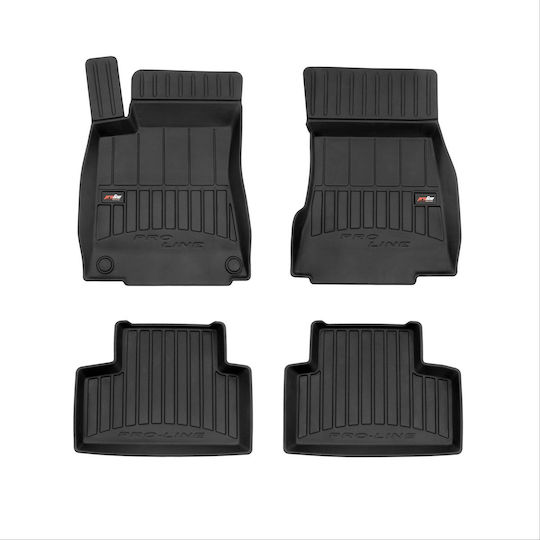 Frogum Set of Front and Rear Mats 4pcs Tray Type for Mercedes-Benz GLB 2019 Black