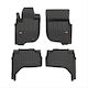 Frogum Set of Front and Rear Mats 4pcs Tray Type for Mitsubishi L200 2019 Black