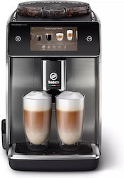 Philips Saeco GranAroma Deluxe SM6685/00 Automatic Espresso Machine 1500W Pressure 15bar for Cappuccino with Grinder Black