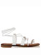 Envie Shoes Women's Flat Sandals in White Color