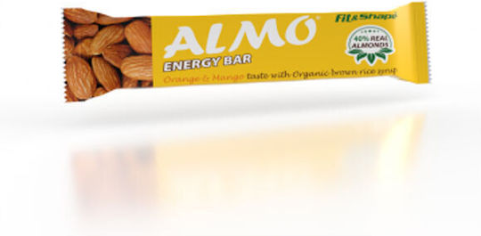 Fit Organic Almo Bar Energy / Nuts with Orage/Mango (1x40gr) 40gr
