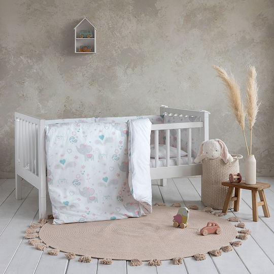 Nima Little Love Baby Quilt Baumwolle Weiß 100x140cm